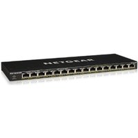 NETGEAR GS316P Unmanaged Gigabit Ethernet (10/100/1000) Power over Ethernet (PoE) Black