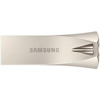 Samsung MUF-64BE. Capacity: 64 GB Device interface: USB Type-A USB version: 3.2 Gen 1 (3.1 Gen 1) Read speed: 300 MB/s Write speed: 30 MB/s. Form factor: Capless. Password protection. Weight: 10.9 g. Product colour: Silver