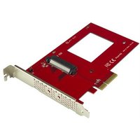 Startech U.2 to PCIe Adapter - x4 PCIe - For 2.5" U.2 NVMe SSD - SFF-8639 PCIe Adapter - U.2 SSD - PCIe SSD - U.2 drive (PEX4SFF8639) - interface adapter - Ultra M.2 Card - PCIe 3.0 x4