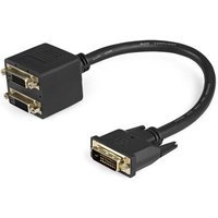 StarTech.com, Male DVI-D to Female DVI-D Cable, 300 mm Black sheath Polyvinyl Chloride