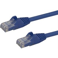 StarTech.com 100ft CAT6 Ethernet Cable - Blue CAT 6 Gigabit Ethernet Wire -250MHz 100W PoE RJ45 UTP Network/Patch Cord Snagless w/Strain Relief Individually Tested