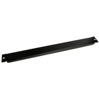 Startech 1U Blanking Panel - Metal Rack Mount Filler Panel - for 19in Server Rack Enclosure or Cabinet - Steel - Black (BLANKB1) - blank panel - 1U