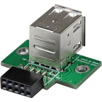 StarTech.com Straight, Panel Female- 2 Port Type USB Type A IP68 USB Connector USB 2.0