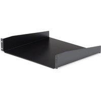 Startech 2U Fixed Server Rack Mount Shelf, 16in Deep Steel Universal Cantilever Tray for 19" AV/Data/Network Equipment Rack with Cage Nuts & Screws, 44lbs Weight Capacity, 60" Deep - 2U Network Rack Shelf (CABSHELF) - rack shelf