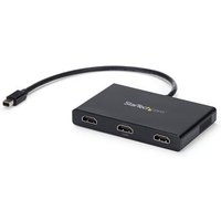StarTech.com 3-Port Multi Monitor Adapter - Mini DisplayPort to HDMI MST Hub - Triple 1080p or Dual 4K 30Hz - Video Splitter for Extended Desktop Mode on Windows Only - mDP 1.2 to 3x HDMI