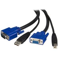 StarTech.com Male USB Type A to Male/Female VGA, USB B KVM Cable