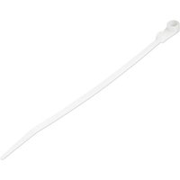 Startech 15cm(6") Cable Ties with Mounting Hole, 3mm(1/8") wide, 40mm(1-1/2") Bundle Dia. 18kg(40lb) Tensile Strength, Nylon 66 Self Locking Ties with Screw Hole, UL Listed, 100 Pack - UL94 V-2 Rated - TAA (CBMZTS10N6) - cable tie - TAA Compliant