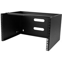StarTech.com 6U Wall Mount Network Rack - 14 Inch Deep (Low Profile) - 19" Patch Panel Bracket for Shallow Server and IT Equipment Network Switches - 44lbs/20kg Weight Capacity Black Wall mounted rack 6U 20 kg 4.5 kg Black