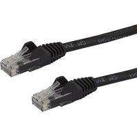 StarTech.com 7m CAT6 Ethernet Cable - Black CAT 6 Gigabit Ethernet Wire -250MHz 100W PoE RJ45 UTP Network/Patch Cord Snagless w/Strain Relief Individually Tested