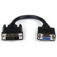 StarTech.com 8in DVI to VGA Cable Adapter - DVI-I Male to VGA Female 0.203 m DVI-I VGA Male Female Nickel