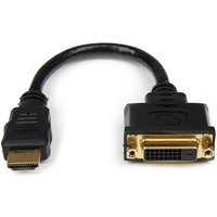 Startech HDMI Male to DVI Female Adapter - 8in - 1080p DVI-D Gender Changer Cable (HDDVIMF8IN) - adapter - HDMI / DVI - 20.32 cm