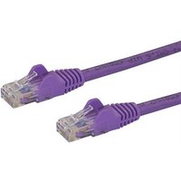 StarTech.com Cat5e Ethernet Patch Cable with Snagless RJ45 Connectors - 7 m Purple