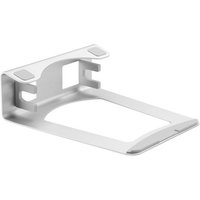 StarTech.com Laptop Stand - 2-in-1 Laptop Riser Stand or Vertical Stand - Ideal for Ultrabooks & MacBook Pro/Air - Ergonomic Angled Notebook Holder for Office Desk - Silver, Aluminum