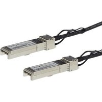 StarTech.com MSA Uncoded Compatible 0.5m 10G SFP+ to SFP+ Direct Attach Breakout Cable Twinax - 10 GbE SFP+ Copper DAC 10 Gbps Low Power Passive Transceiver Module DAC