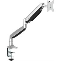 Startech Desk Mount Monitor Arm, Heavy Duty Ergonomic VESA Monitor Arm, Single Display up to 9kg, Full Motion, Height Adjustable, Articulating, Aluminum, C-Clamp/Grommet, Silver - Small Footprint Design mounting kit - adjustable arm - for LCD display - si