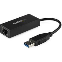 Startech USB 3.0 to Gigabit Ethernet Adapter - 10/100/1000 NIC Network Adapter - USB 3.0 Laptop to RJ45 LAN (USB31000S) - network adapter - USB 3.0 - Gigabit Ethernet
