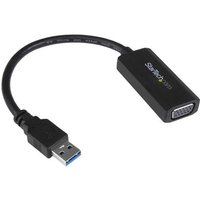 StarTech USB 3.0 to VGA Display Adapter 1920x1200, On-Board Driver Installation, Video Converter with External Graphics Card - Windows (USB32VGAV) - USB / VGA adapter - USB Type A to HD-15 (VGA) - 19.5 m