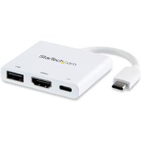 StarTech.com 4096 x 2160 pixel USB C Docking Station USB 3.0 Portswith HDMI - 1 xUSB ports