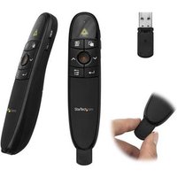 Startech Wireless Presentation Remote with Red Laser Pointer - 90 ft. - PowerPoint Presentation Clicker for Mac & Windows (PRESREMOTE) presentation remote control