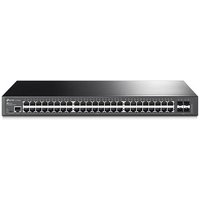 TP-LINK 48-Port Gigabit L2 Managed JetStream Network Switch with 4 SFP Slots, L2/L3/L4 QoS, Fanless, Rackmountable - (TL-SG3452)