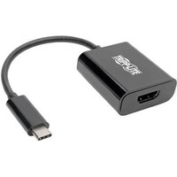 Tripp Lite U444-06N-HDB-AM USB-C to HDMI 4K Adapter with Alternate Mode - DP 1.2 Black 0.15 m HDMI Type A (Standard) USB Type-C Male Female Straight