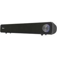 Trust Arys. Audio output channels: 2.0 channels RMS rated power: 6 W Peak Music Power Output (PMPO): 12 W. Soundbar speaker RMS power: 6 W Impedance: 4 . Product colour: Black. Connectivity technology: Wired. Power consumption (typical): 5 W
