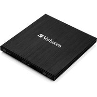 Verbatim External Slimline optical disc drive Blu-Ray RW Black