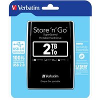 Verbatim Store 'n' Go USB 3.0 Portable Hard Drive 2TB Black