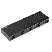 StarTech.com USB-C 10Gbps to M.2 NVMe or M.2 SATA SSD Enclosure - Portable External M.2 PCIe/SATA NGFF SSD Aluminum Case - USB Type-C & USB-A Host Cables - Supports 2230/2242/2260/2280