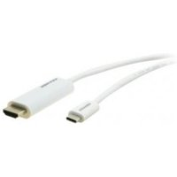 Kramer Electronics C-USBC/HM-10 HDMI cable 3.04 m HDMI Type A (Standard) USB Type-C White