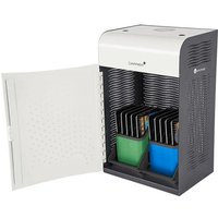 LocknCharge Carrier 10 Portable device management cabinet Blue Green Grey White Table Wall Stainless steel Laptop Tablet 43.2 cm (17")