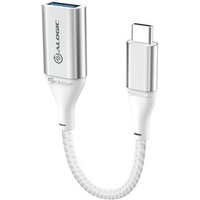 ALOGIC Super Ultra USB 3.1 USB-C to USB-A Adapter - 15cm - Silver. Cable length: 0.15 m. Connector 1: USB C Connector 2: USB A USB version: USB 3.2 Gen 1 (3.1 Gen 1) Maximum data transfer rate: 5 Gbit/s Product colour: Silver