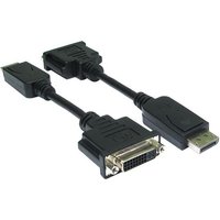 Cables Direct DisplayPort - DVI Black