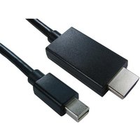 Cables Direct DisplayPort/HDMI 1m HDMI Type A (Standard) Black