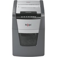 Rexel Optimum AutoFeed+ 100M paper shredder Micro-cut shredding 55 dB 22 cm Black, Silver