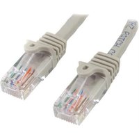 Startech 2m Gray Cat5e / Cat 5 Snagless Patch Cable - patch cable - 2 m - grey