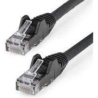StarTech.com 2m CAT6 Ethernet Cable - LSZH (Low Smoke Zero Halogen) - 10 Gigabit 250Mhz 100W PoE RJ45 10GbE UTP Network Patch Cord Snagless with Strain Relief - Black CAT 6 ETL Verified 24AWG
