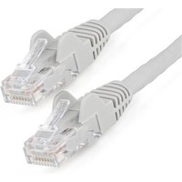 StarTech.com 50cm CAT6 Ethernet Cable - LSZH (Low Smoke Zero Halogen) - 10 Gigabit 250Mhz 100W PoE RJ45 10GbE UTP Network Patch Cord Snagless with Strain Relief - Grey CAT 6 ETL Verified 24AWG
