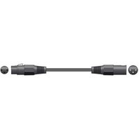 Citronic 0.5m Classic Microphone Leads XLR Female - XLR Male - Black