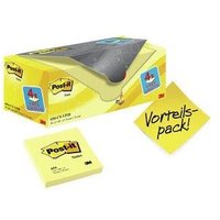 3M 654Y-20 note paper Square Yellow 100 sheets Self-adhesive