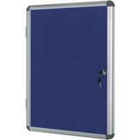 Bi-Office Lock Case 720X981 Blue - Display Cases - Indoor Display Cases