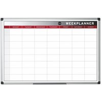 Bi-Office Weekly Plnr Magn 900X600MM - Dated Planners - Weekly Planners
