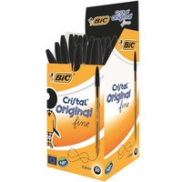 TEMU Uk Local Seller - Ballpoint Pens Fine Point 0.8mm Black Ink (pack Of 50) - Smooth Writing Durable Long Lasting Everyday Essential Office School
