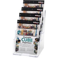 Deflecto A5 Prtrt Multi Tiered - Literature Displays - Brochure Holder