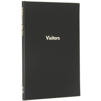 Guildhall Company Visitors Book A4 160 Pages Black T253Z 65937EX