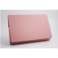 Guildhall Document Wallet Full Flap 315gsm Capacity 35mm Foolscap Pink