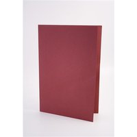 Guildhall Square Cut Folder Manilla Foolscap 250Gsm Red (Pack 100) - Fs250-Redz