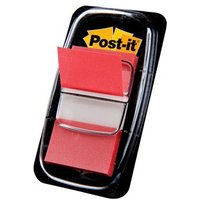 Post-It Index Flags Medium Red 25.4 mm x 43.2 mm 50 Flags/Dispenser 1 Dispenser/Pack