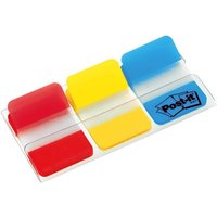 3M Post-it Index Flags 25mm Strong 66 Tabs 3 Colours 686-RYB self adhesive tab Blue Red Yellow