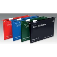 Rexel Crystalfile Susn File GRN PK25 - Suspension Files - Filing Accessories